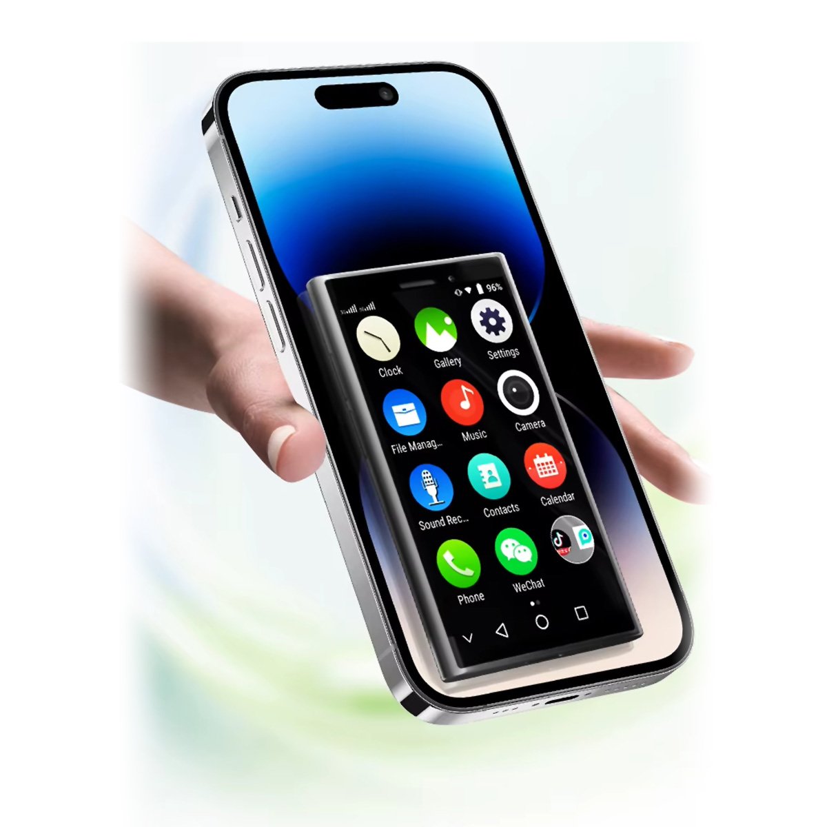 Mini teléfono inteligente Almalux® Pro, 3 pulgadas, red 3G, 2 + 16GB ROM, sim Dual, Google Play Store