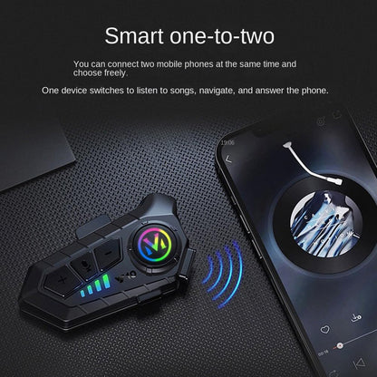 Auricular Intercomunicador para Moto Almalux Y10 – Comunicación Bluetooth 5.3, Resistencia IPX6 y Sonido Hi-Fi