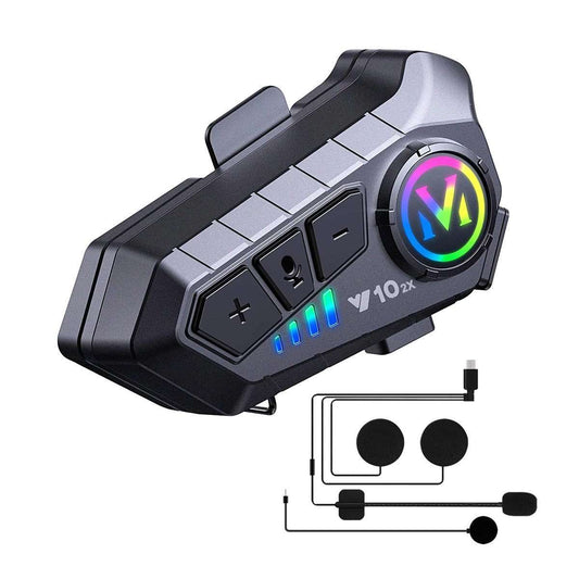 Auricular Intercomunicador para Moto Almalux® Y10 – Comunicación Bluetooth 5.3, Resistencia IPX6 y Sonido Hi-Fi