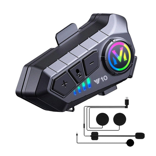 Auricular Intercomunicador para Moto Almalux Y10 – Comunicación Bluetooth 5.3, Resistencia IPX6 y Sonido Hi-Fi