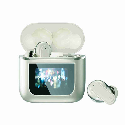 Auriculares inalámbricos Bluetooth Almalux® YX27 -  cascos con reducción activa de ruido ANC -  pantalla táctil a todo Color -  pantalla Digital LED