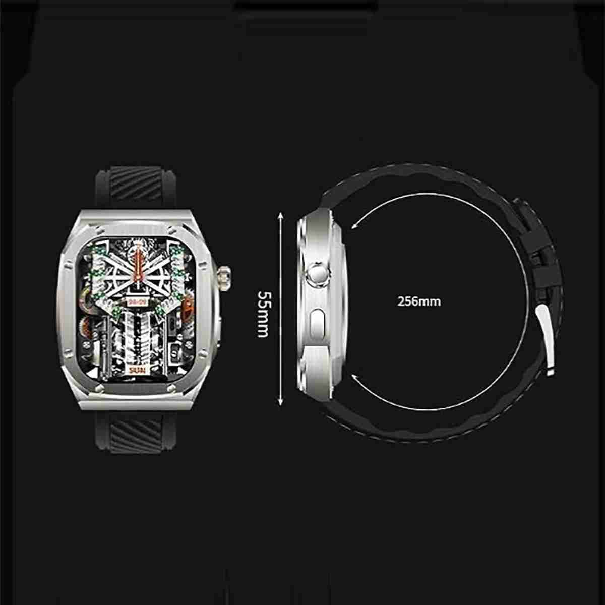 SmartWatch Almalux® Z79 Max  -  Reloj inteligente con pantalla HD Ultra de 2.1 pulgadas -  impermeable IP68 -  100 modos deportivos -  460 mAh