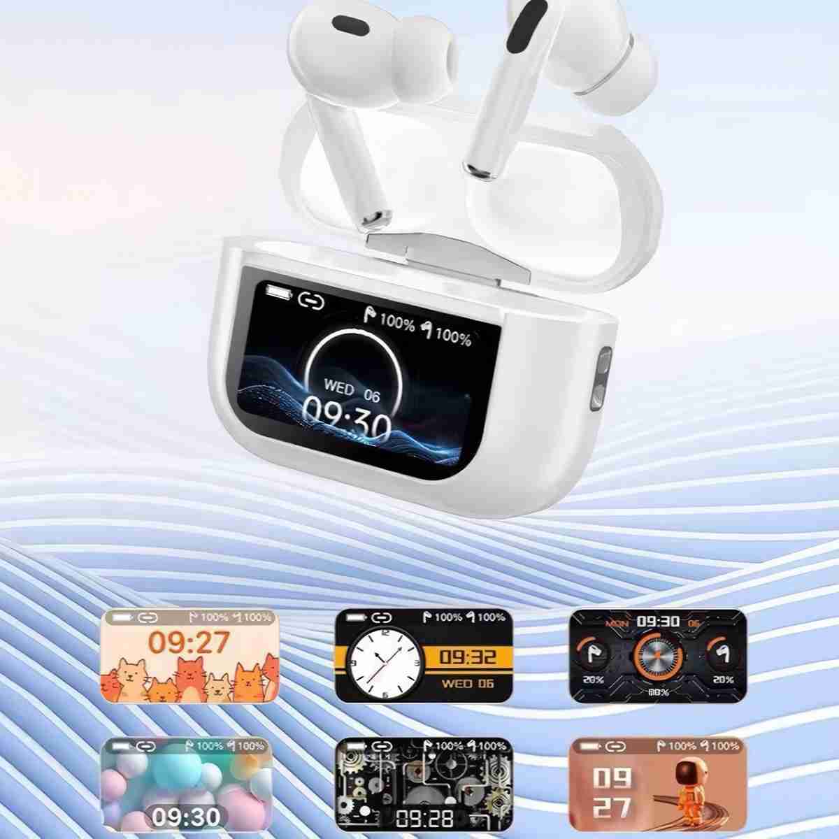 Auriculares Bluetooth Almalux® Z90 Pro con Pantalla Táctil y Cancelación de ruido Activa ANC -  7-15 Horas de Autonomía