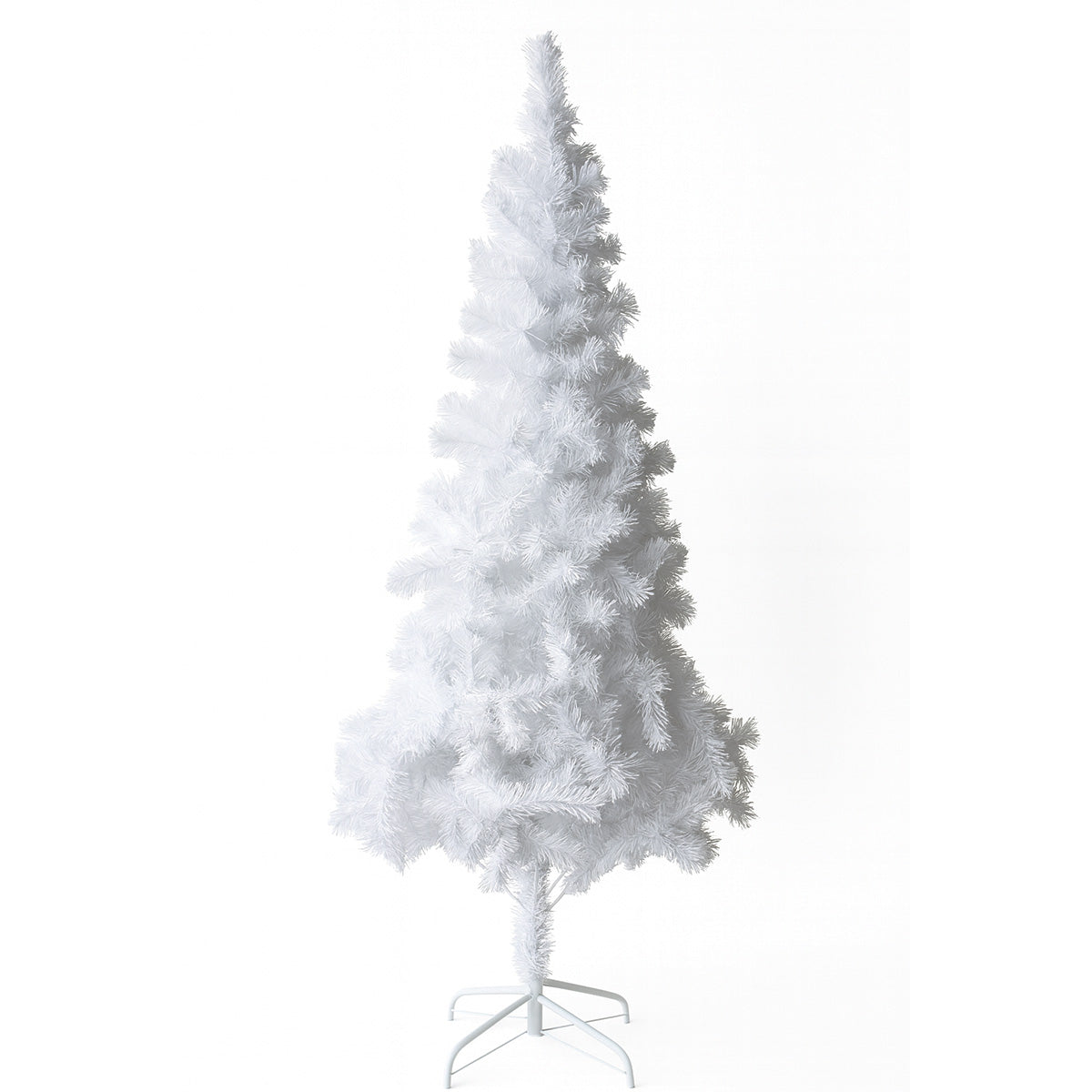 Árbol de Navidad PVC de Alta Calidad para Decoración Interior - Reutilizable y Fácil de Montar - Blanco