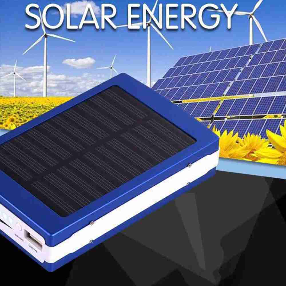 Powerbank 20.000 mAh  Solar Batería Externa Portátil
