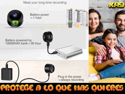 Cámara de vigilancia 1080 HD entrada para tarjeta TF