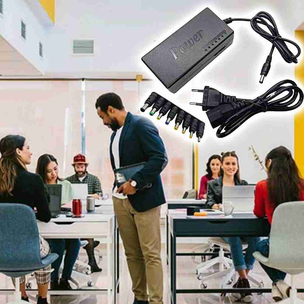 Cargador Universal para Ordenador Almalux® Protección Cortocircuito - Diseño Compacto, Fácil de Transportar