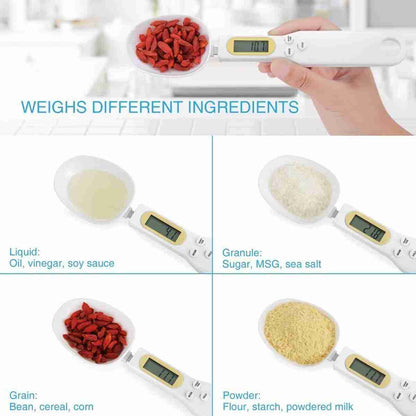 Cuchara Medidora Digital Balanza de Peso para Alimentos de 500g/0 - 1g