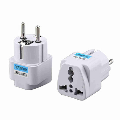 Adaptador de enchufe universal de la UE Internacional a la UE Euro -  Adaptador de viaje