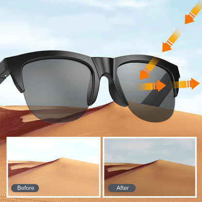 Gafas Inteligentes Almalux® Anti-UV con Doble Altavoz Estéreo Táctil y Sonido HiFi