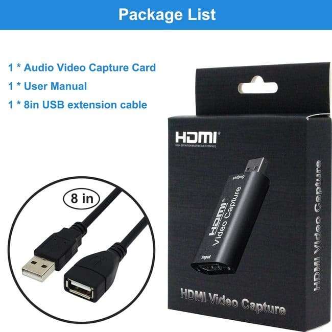 Tarjeta de captura de audio y vídeo 1080P HDMI