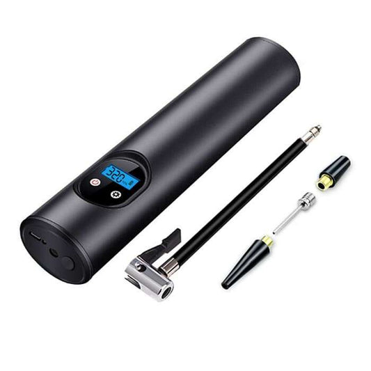 Inflador Portatil Hinchador Automatico Eléctrico para bici | Compresor de Aire Portátil con Batería Recargable