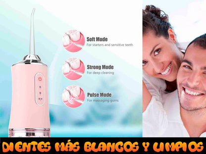 Irrigador dental de viaje Almalux® limpieza profunda y Eficaz - Diseño Compacto y Portatil