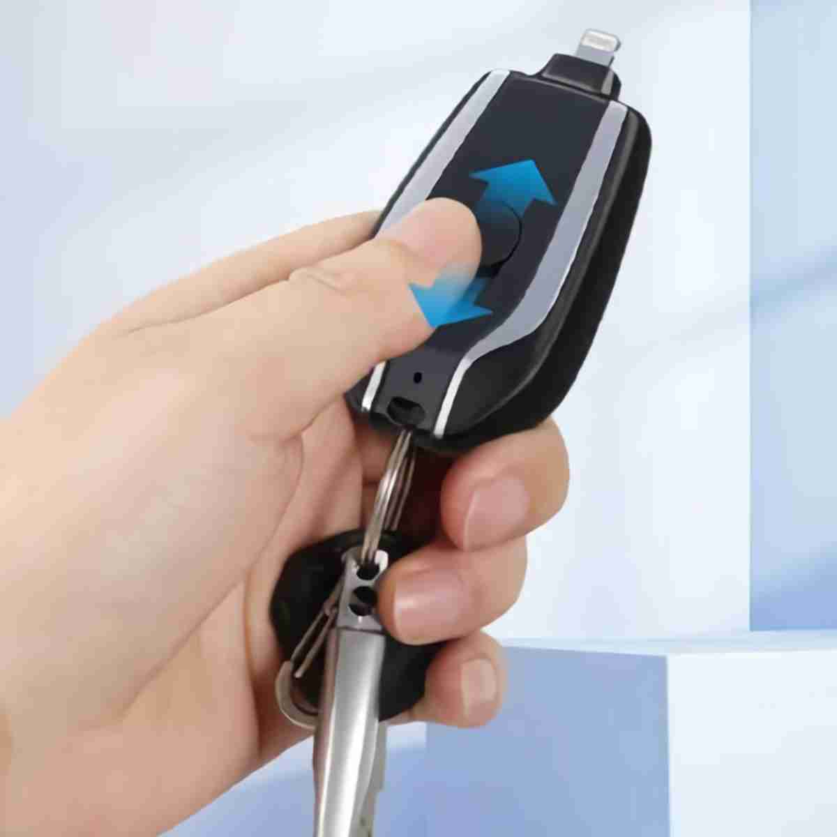 PowerBank Almalux® Mini Batería Externa con salida Tipo C y Lighting tipo llavero