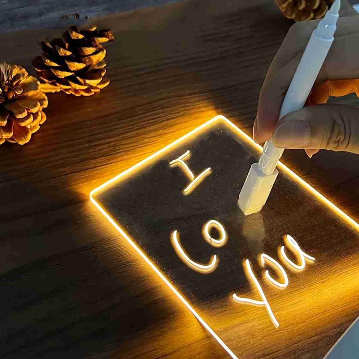 Tablero de luz para notas