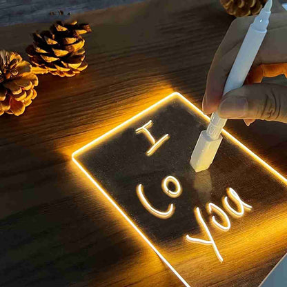 Tablero de luz para notas