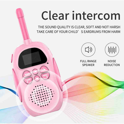Walkie Talkie Inalámbrico Almalux® para niños y niñas -  Recargable -  Alcance hasta 3Km