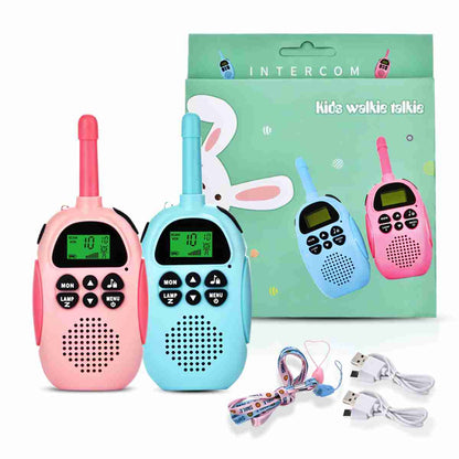 Walkie Talkie Inalámbrico Almalux® para niños y niñas -  Recargable -  Alcance hasta 3Km