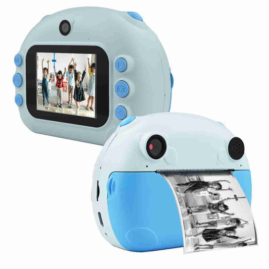 Cámara de impresión instantánea Almalux para niños, cámara de video digital 1080P HD, juguete para niños para imprimir fotos directamente