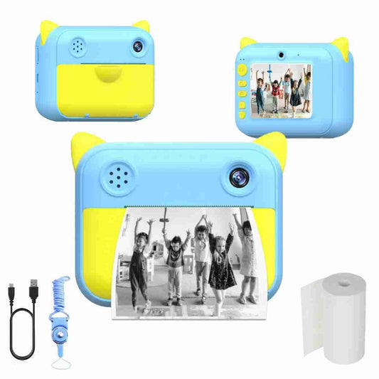 Cámara para niños digital Almalux de impresión instantánea sin tinta en papel térmico
