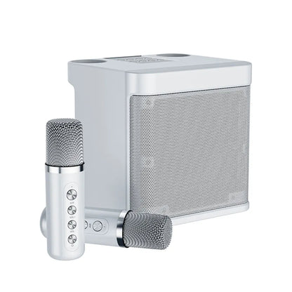 Altavoz Subwoofer Karaoke Almalux con doble micrófono, Bluetooth, 100W, Cambiador de Voz