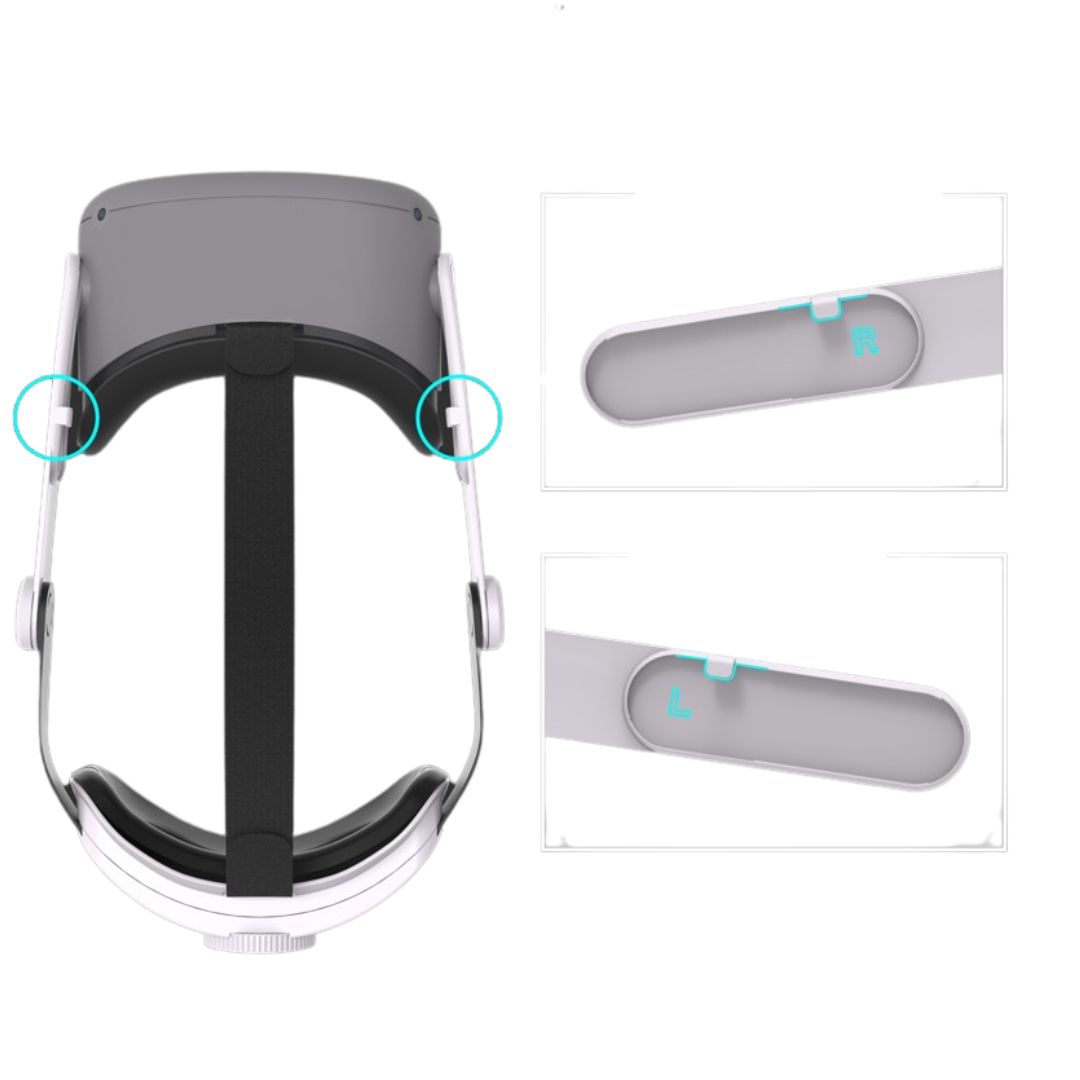 Soporte para gafas OCULUS QUEST 2 de Meta.